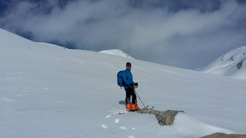 20180217_3 Ueli im Aufstieg Piz Belvair