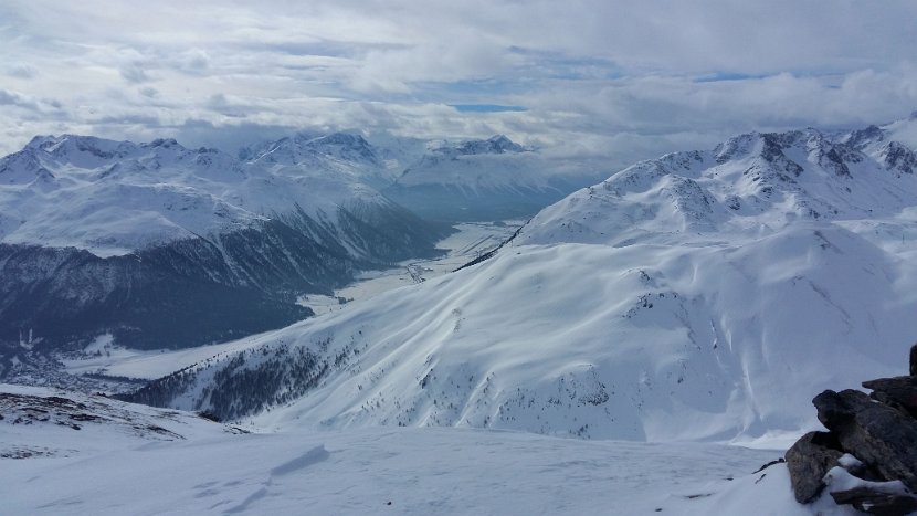 20180217_5 Vom Piz Belvair Richtung Flugplatz Samedan