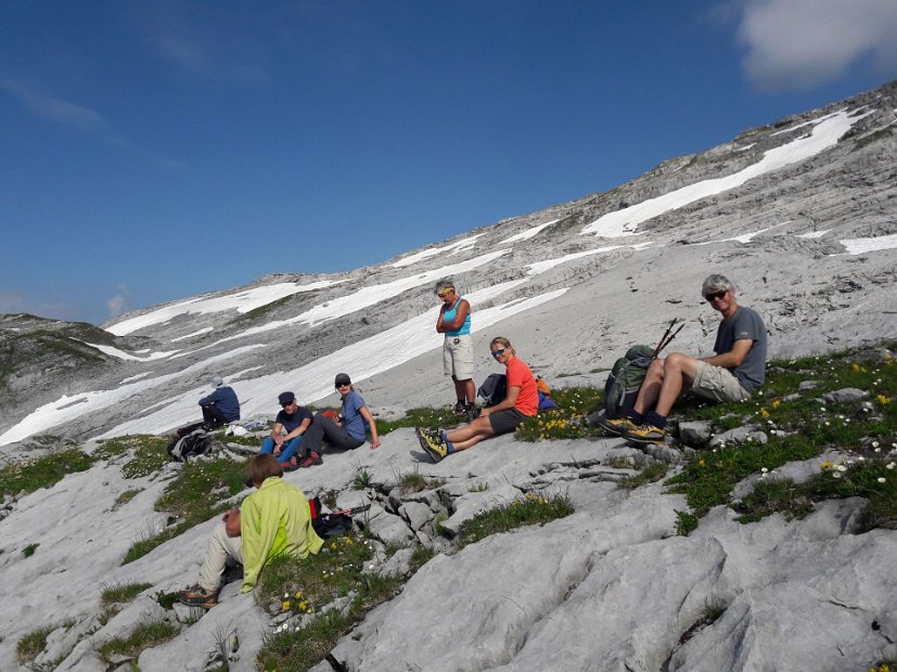 31 - Pause beim Aufstieg zum Pfannenstock