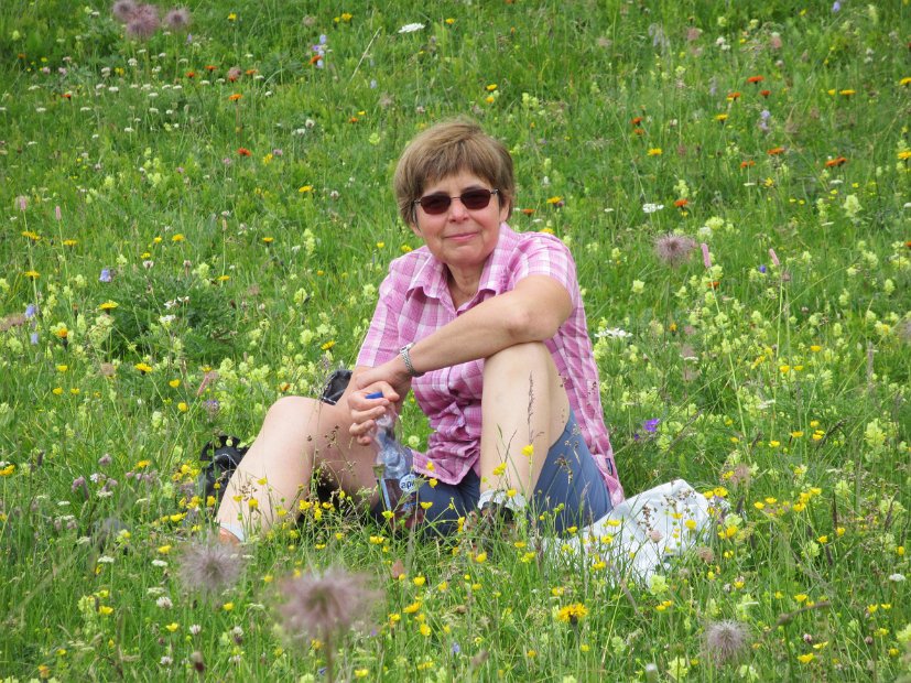 04 - Margrit bei der ersten Pause