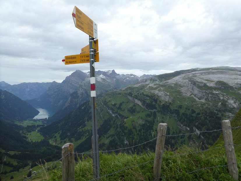 PraesiTour 2019 (11) - Saaspass, Blick Richtung Kloental und Silberen