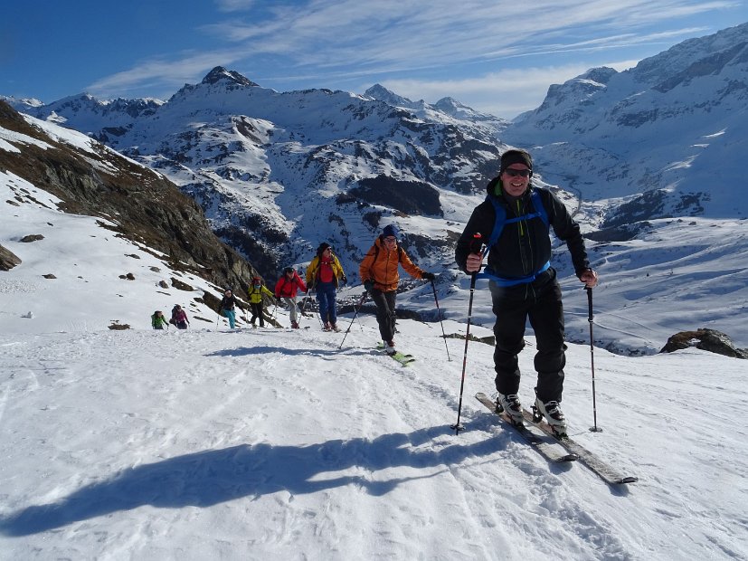 20 EWF-Skiwoche 2019, 4.3. Aufstieg Piz Scalotta Gr1 DSC03249