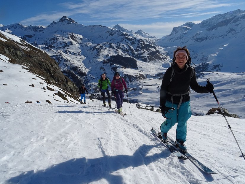 21 EWF-Skiwoche 2019, 4.3. Aufstieg Piz Scalotta Gr1 DSC03255