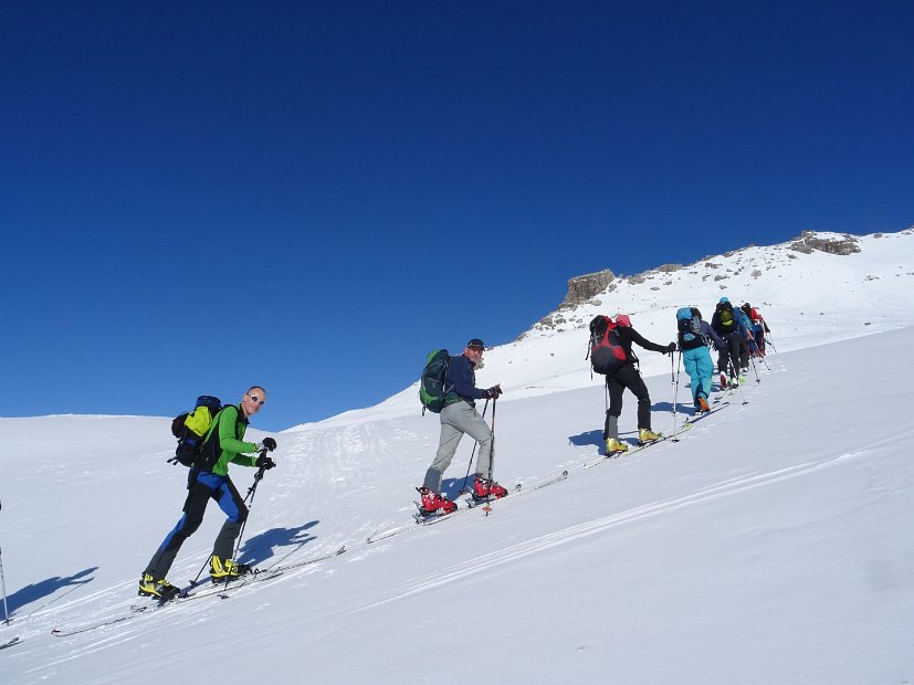 35 EWF-Skiwoche 2019, 5.3. Aufsteig zum Piz Surgonda Gr1 DSC03365