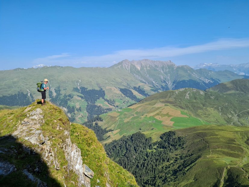 12 - Koebi im Aufsteig zum Piz  Beverin