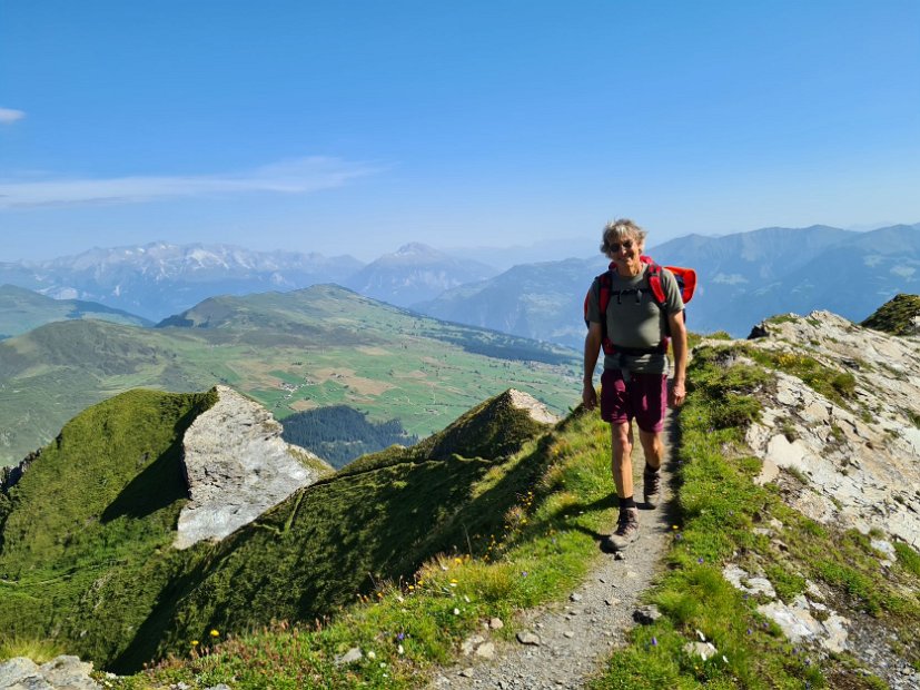 16 - Rolf im Aufsteig zum Piz Beverin