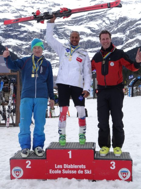 12.3. Sigi Schmid gewinnt im SVSE-Riesenslalom die Kategorie 'Herren 4'