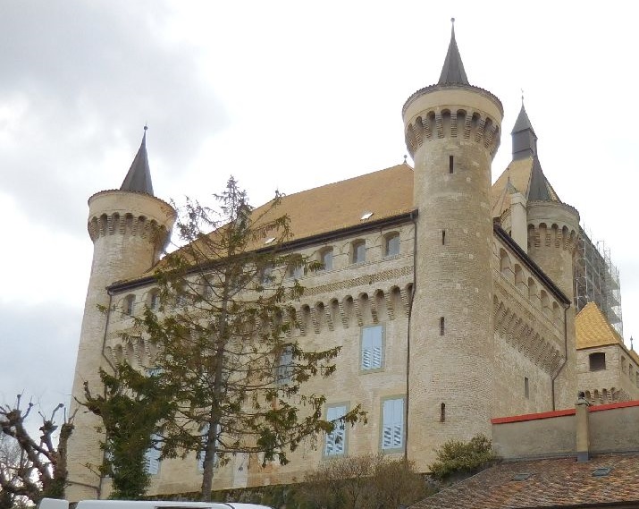 Das Schloss von Vufflens-le-Château